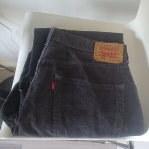 Levi's Men's Dark Gray Corduroy Jeans